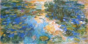 モネ　「睡蓮の池」　1917-19